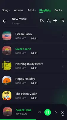 Music player android App screenshot 1