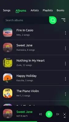 Music player android App screenshot 4