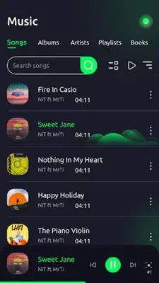 Music player android App screenshot 7